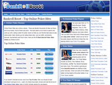 Tablet Screenshot of bankrollboost.com